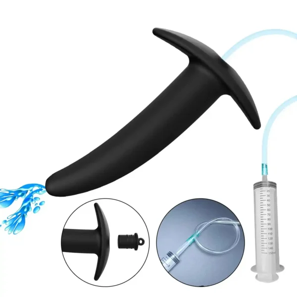 dilatador anal hueco silicona suave y liso