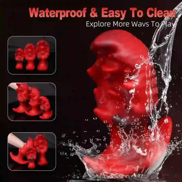 dilatador anal impermeable silicona para él