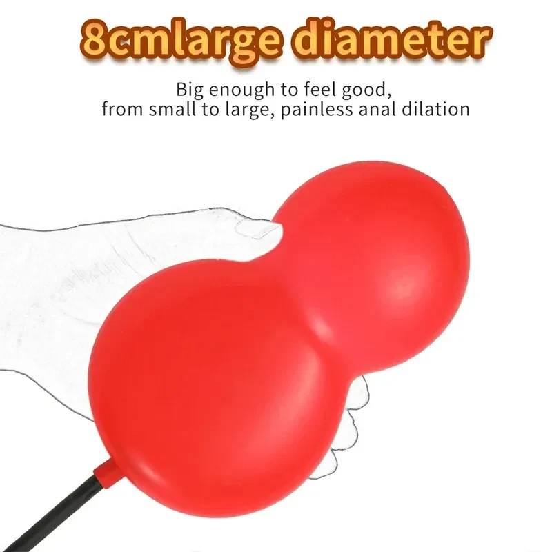 dilatador anal inflable con bomba de aire