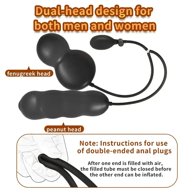 dilatador anal inflable control manual de tamano