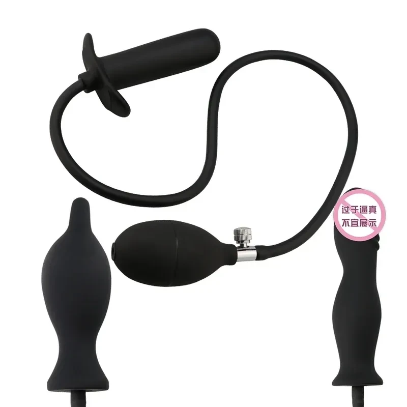 dilatador anal metalico negro tpe
