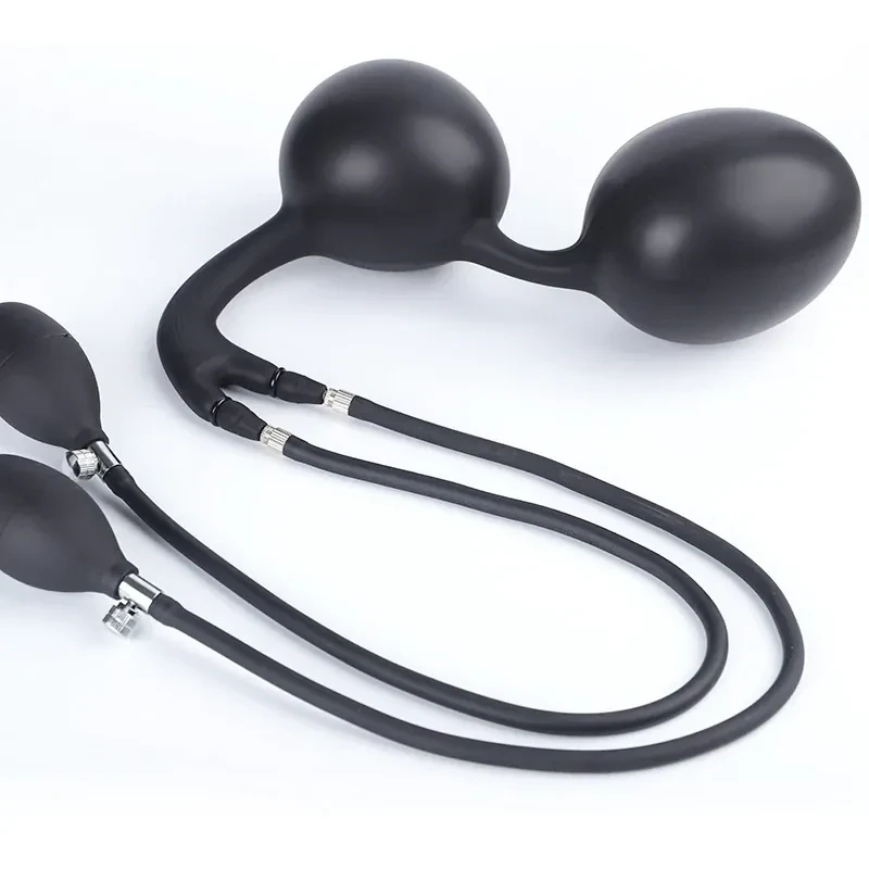 dilatador anal negro inflable tpe