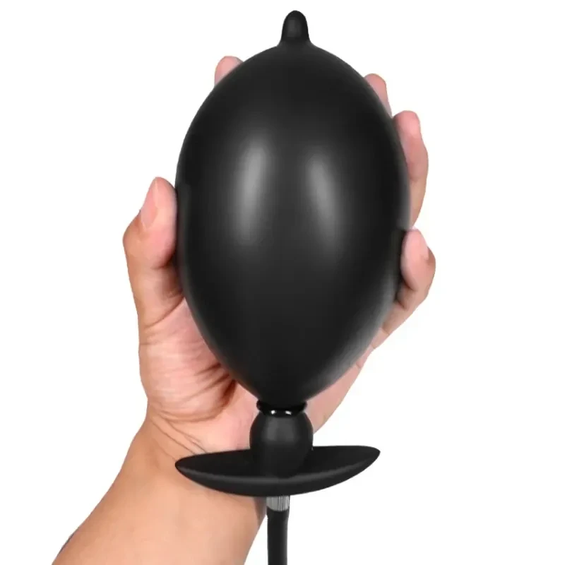 dilatador anal negro tpe metalico
