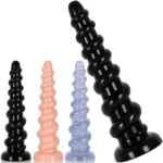 dilatador anal plástico carne diseño espiral