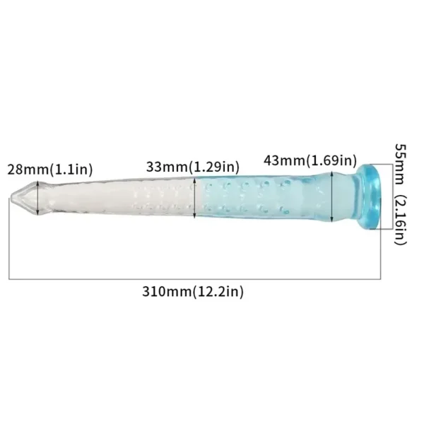 dilatador anal pulpo pvc ventosa potente