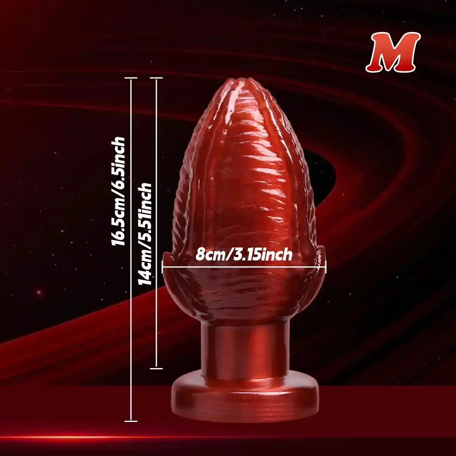 dilatador anal pvc ergonómico con puño