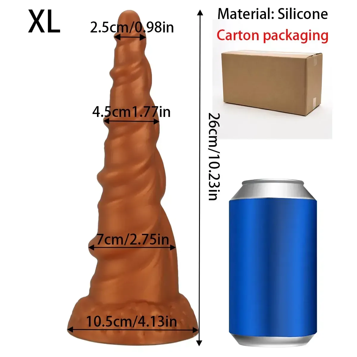 dilatador anal silicona con ventosa