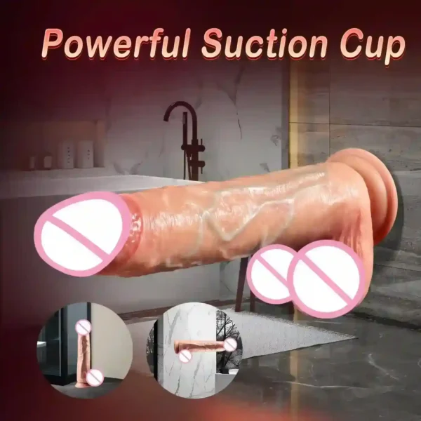 dildo 21 cm silicona médica