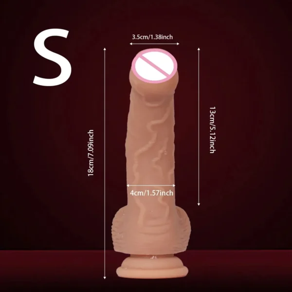 dildo anal silicona médica prepucio retráctil