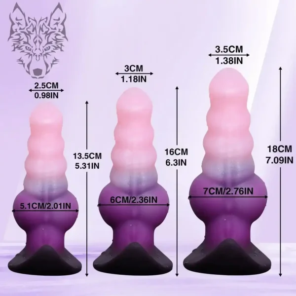 dildo anal ventosa silicona médica