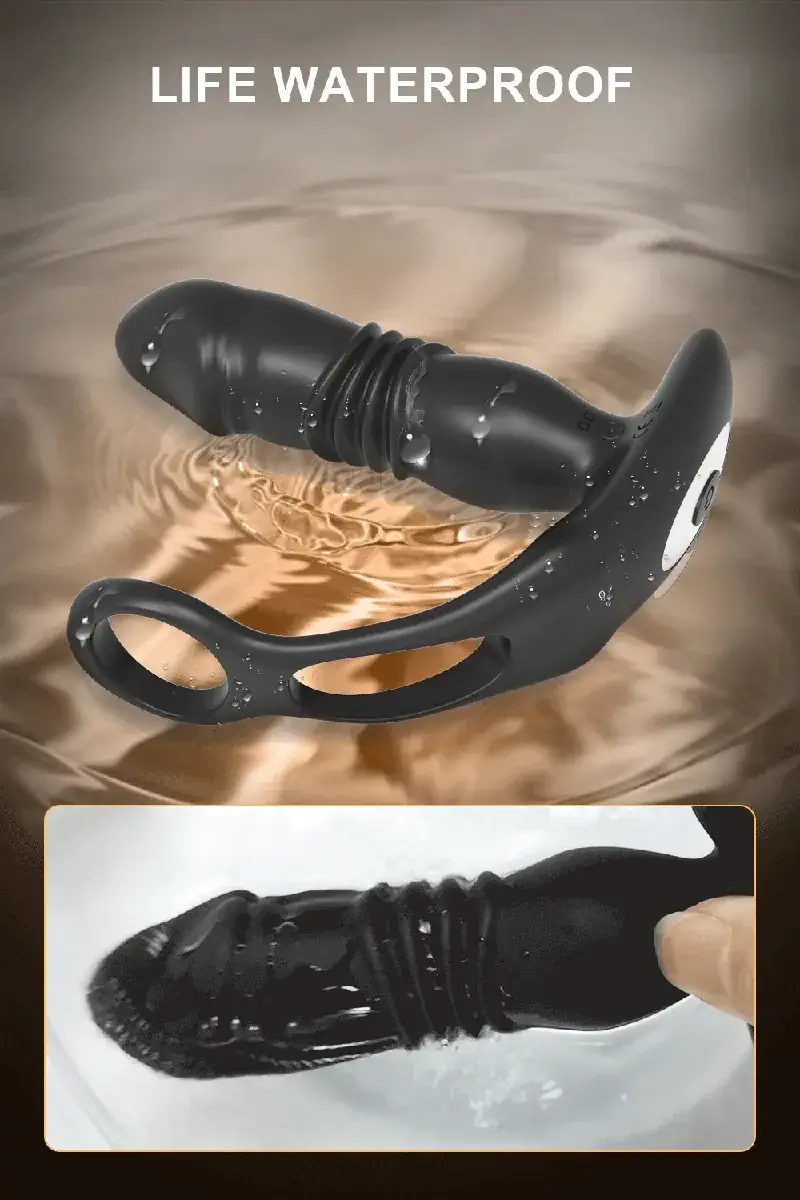 dildo anal vibrador silicona negra