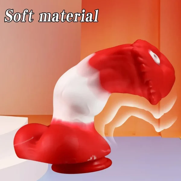 dildo animal realista silicona ventosa segura