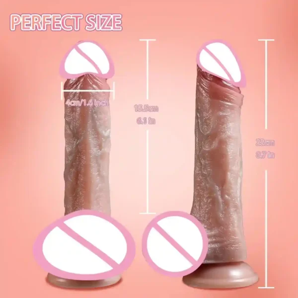 dildo con diferentes velocidades de empuje