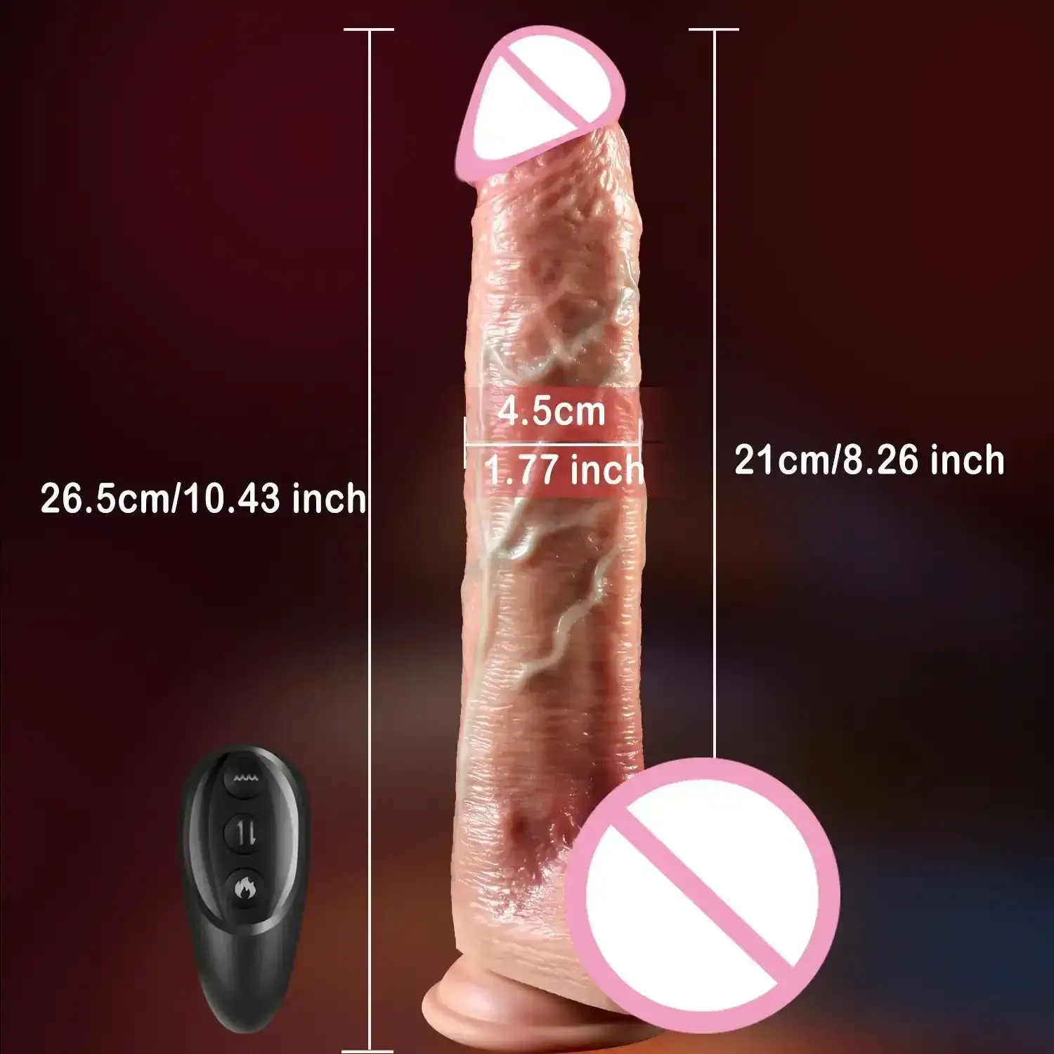 dildo de silicona con carga usb