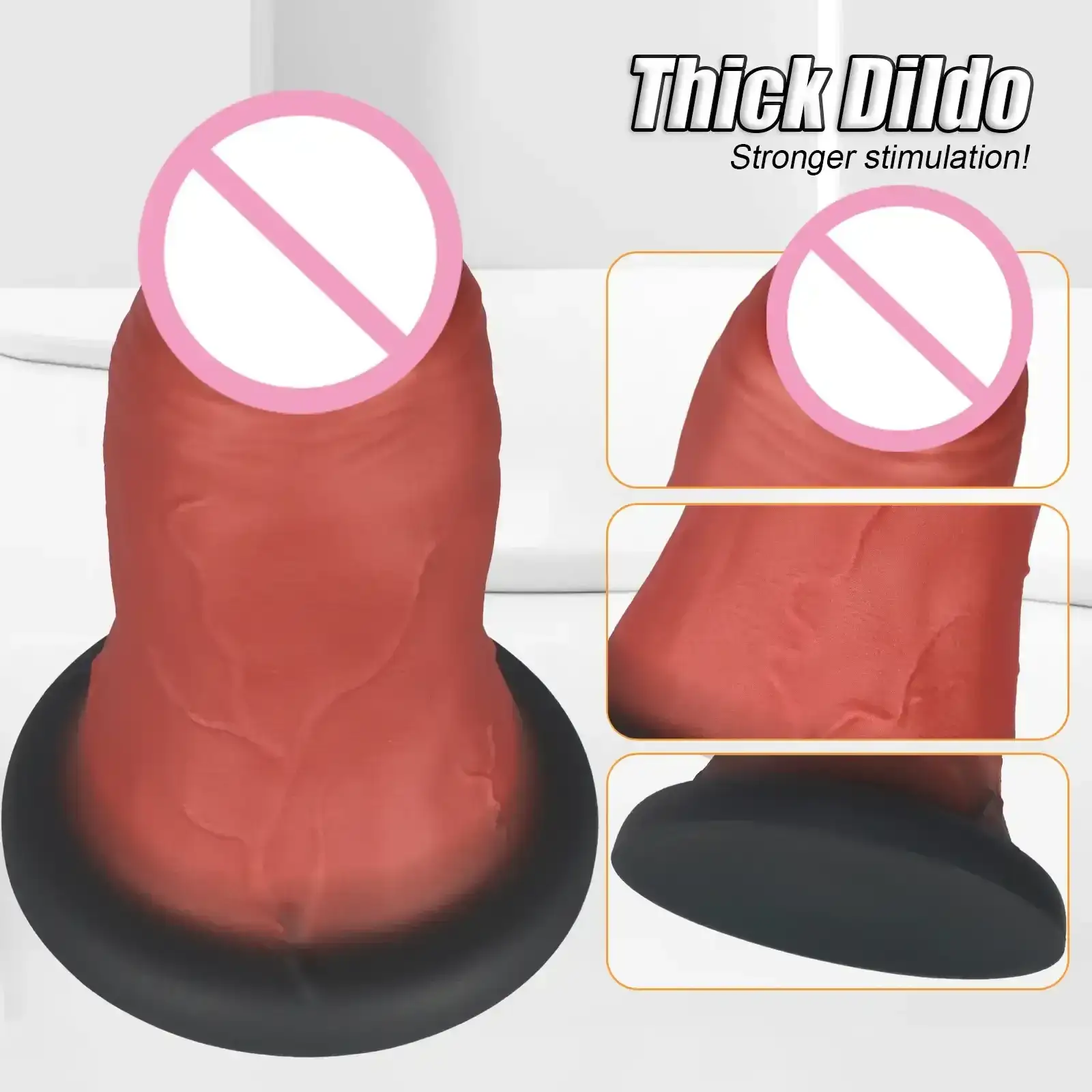 dildo de silicona con forma de fantasia