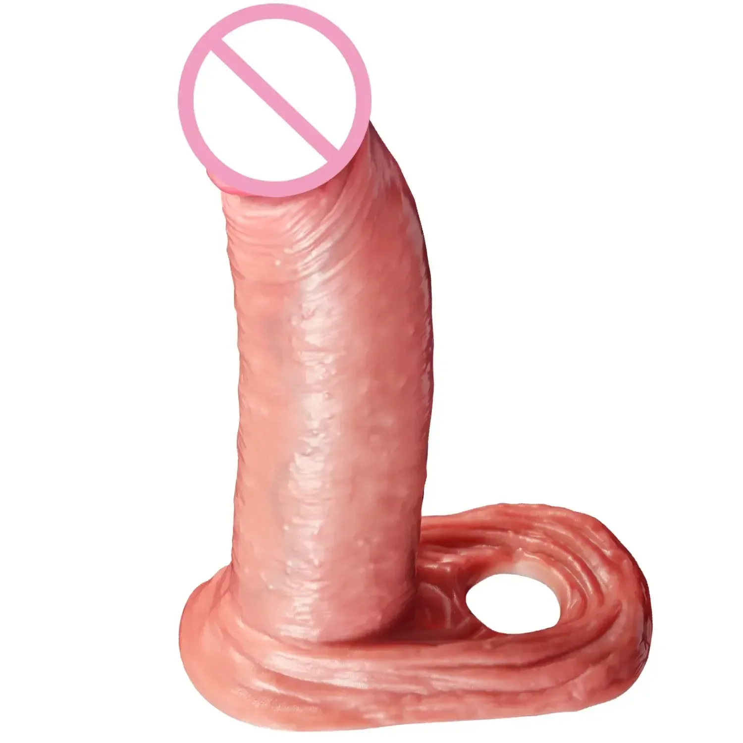 dildo falico realista silicona medica textura
