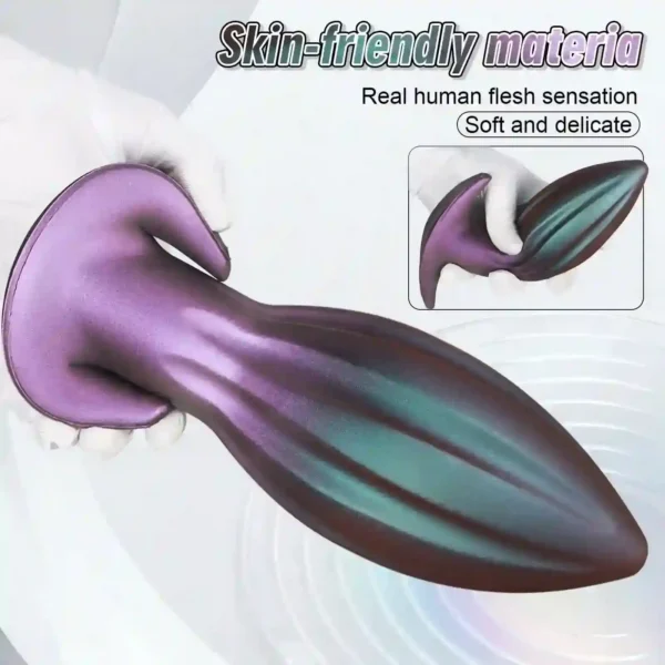 dildo fantasía silicona médica textura real