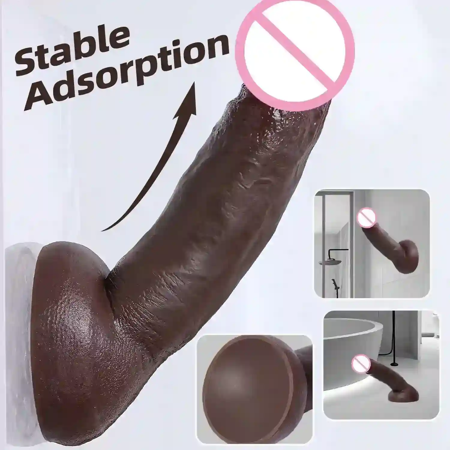 dildo realista de 15cm suave y flexible