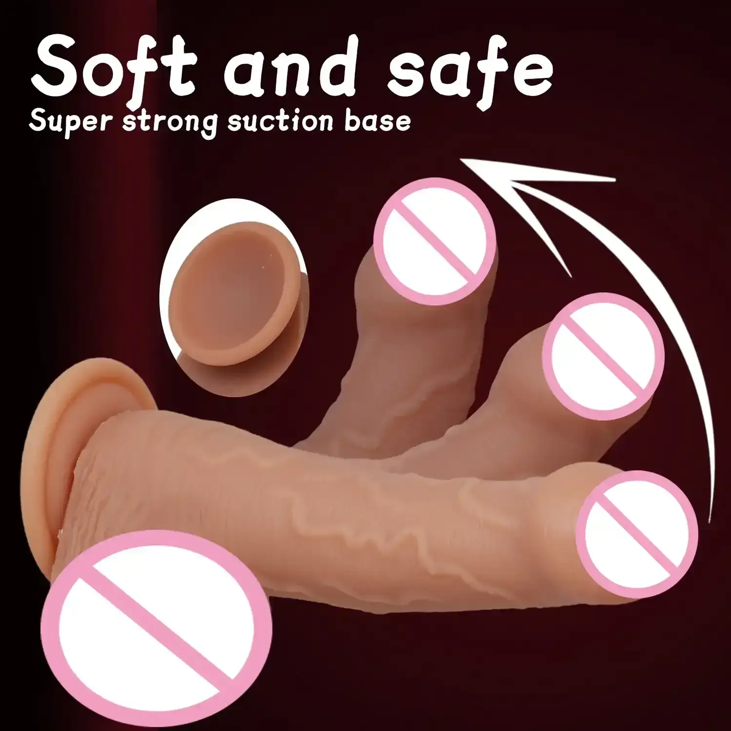dildo realista prepucio retractil textura