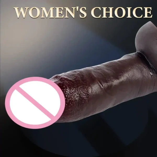 dildo realista suave ventosa fuerte