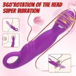 dildo rotatorio 18.5cm silicona punto g
