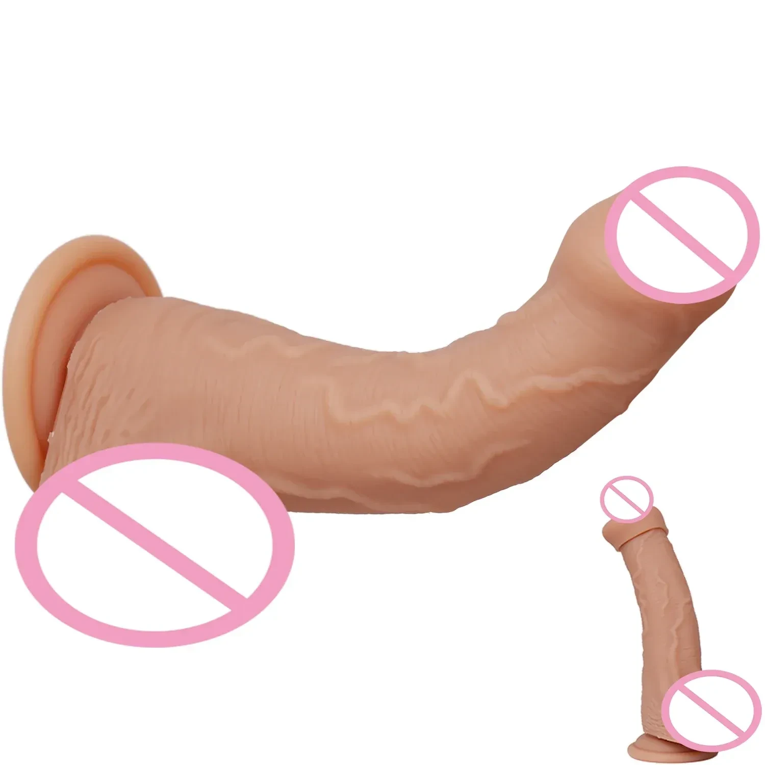 dildo silicona medica con prepucio retractil