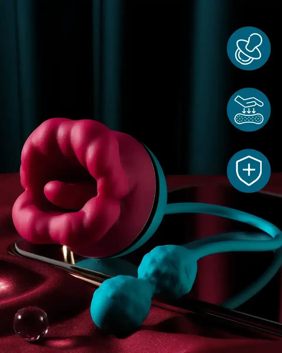 dildo vibrador 2 en 1 recargable