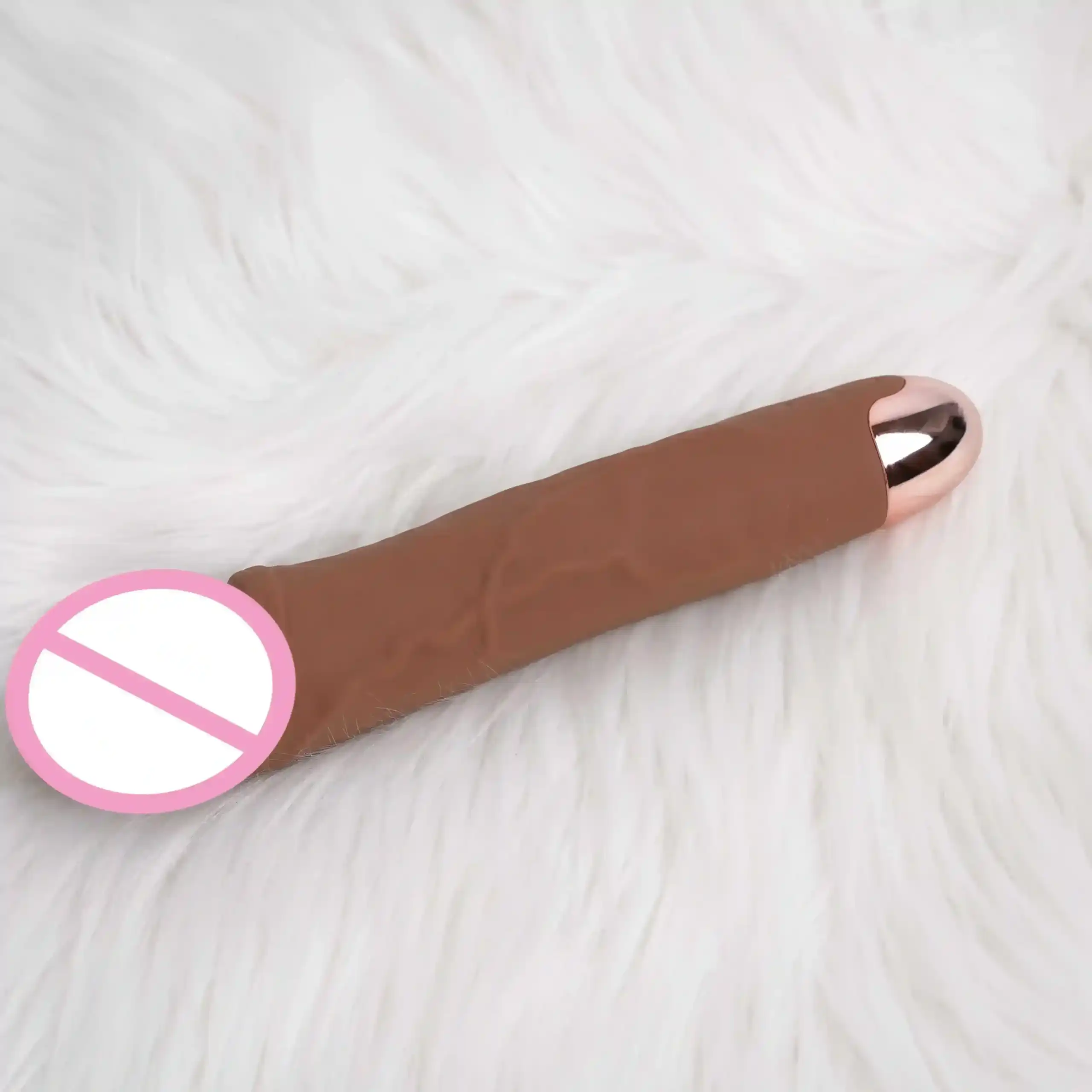 dildo vibrador rotatorio de silicona segura