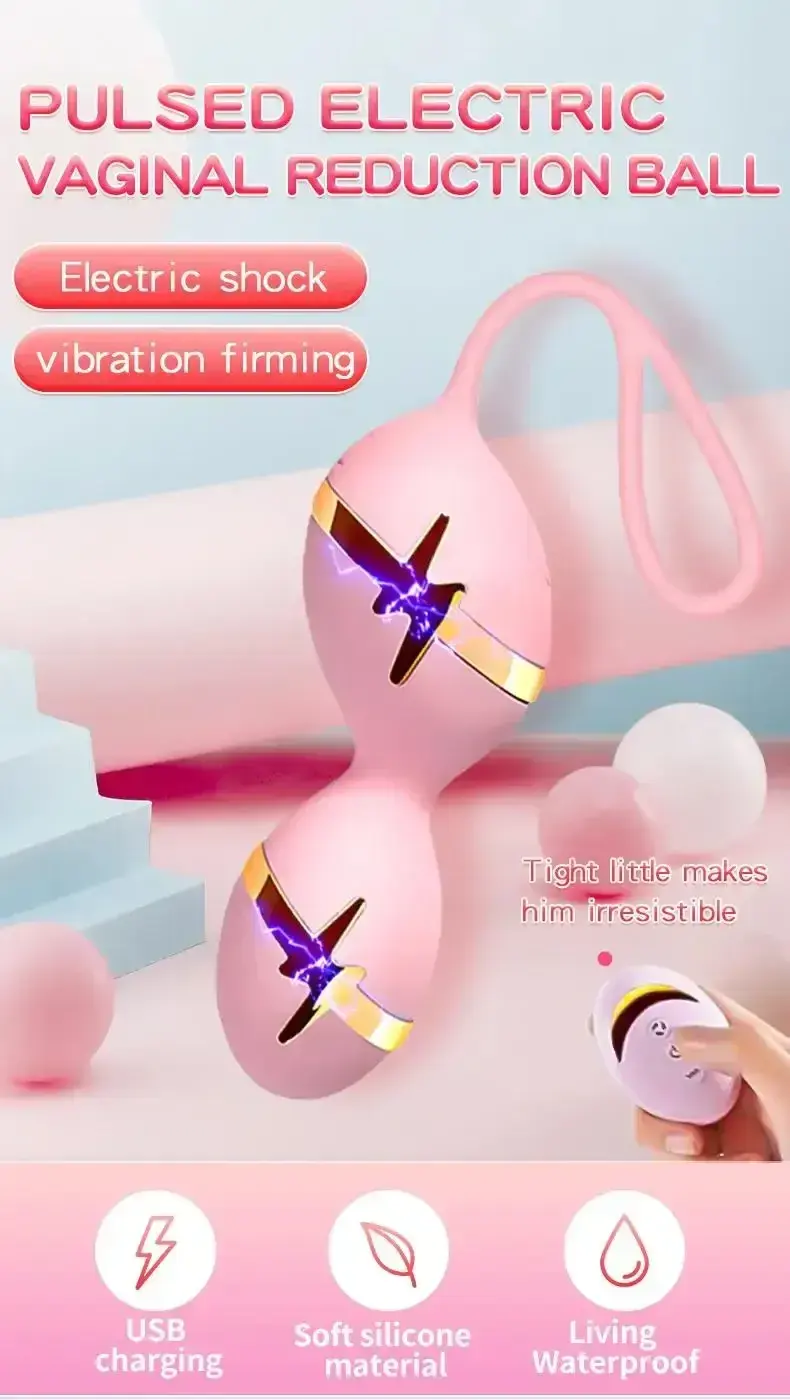 discreto juguete electroestimulador para vagina