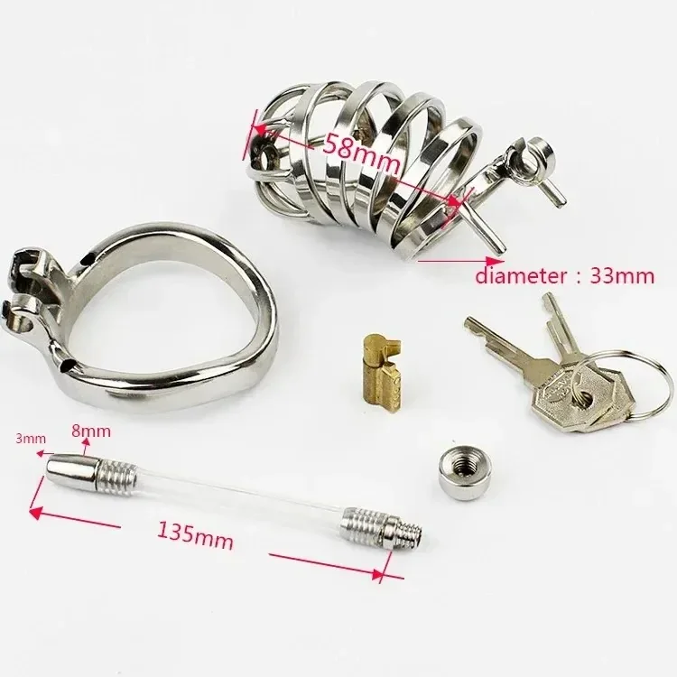 dispositivo acero inoxidable con sonda uretral