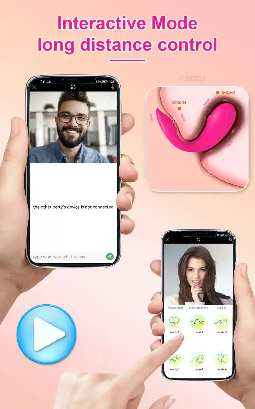 dispositivo app control para placer g