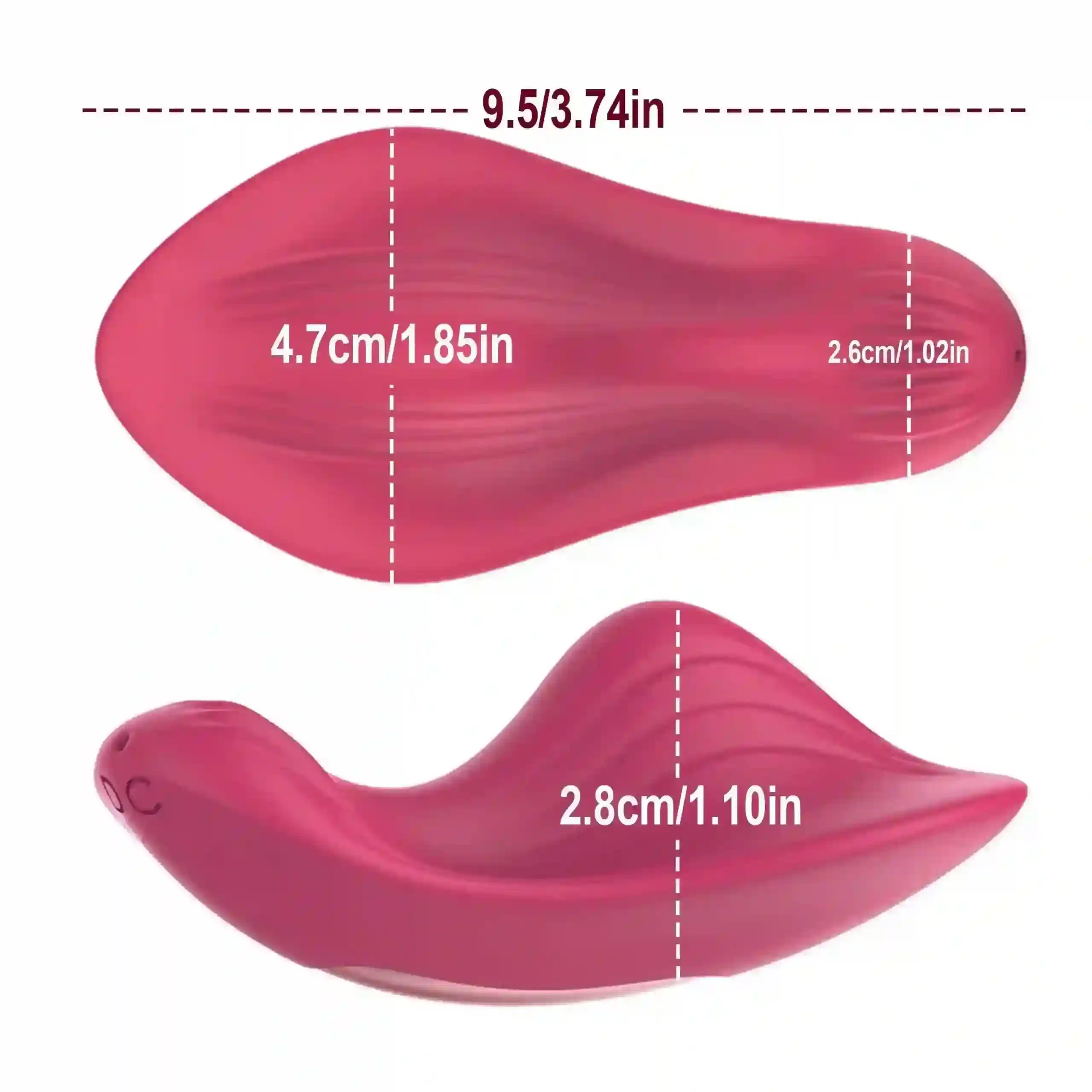 dispositivo sexual mariposa vibrador discreto ultrafino