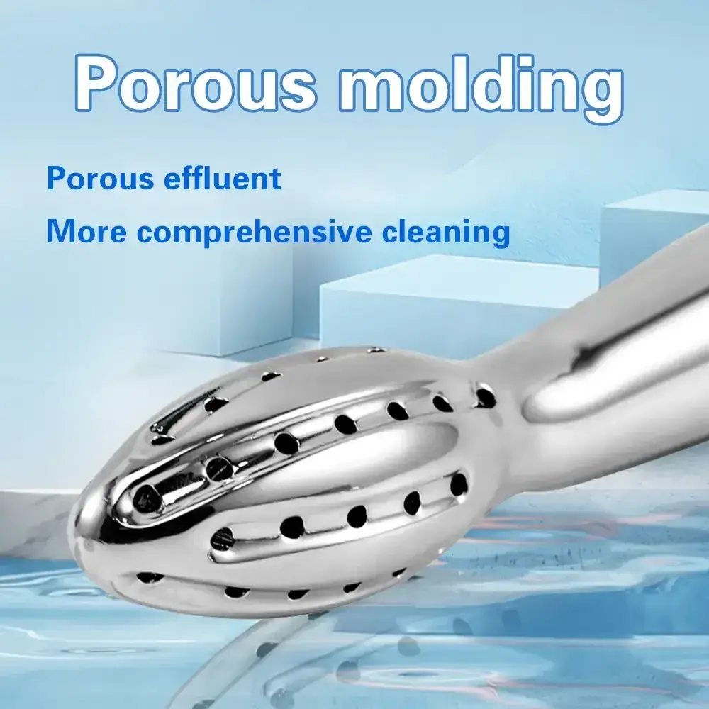 ducha anal aluminio con diseno poroso