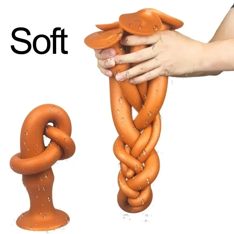 entrenador anal de 40cm color oro