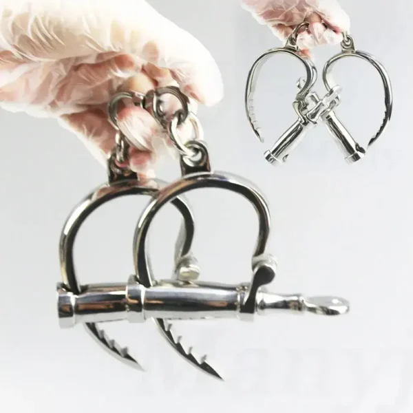 esposas de acero bondage ajustables