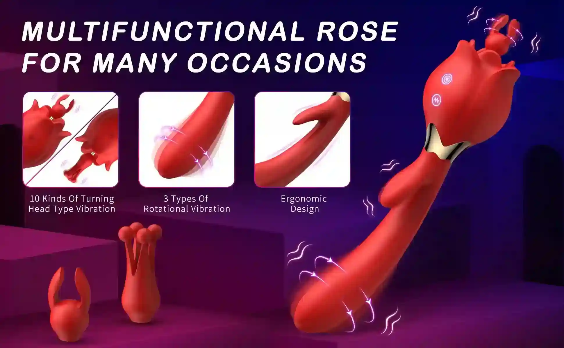 estimulador G spot rosa impermeable