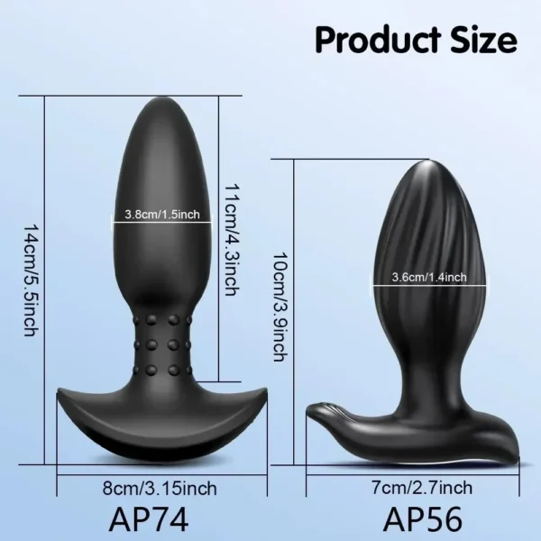estimulador anal control remoto silicona