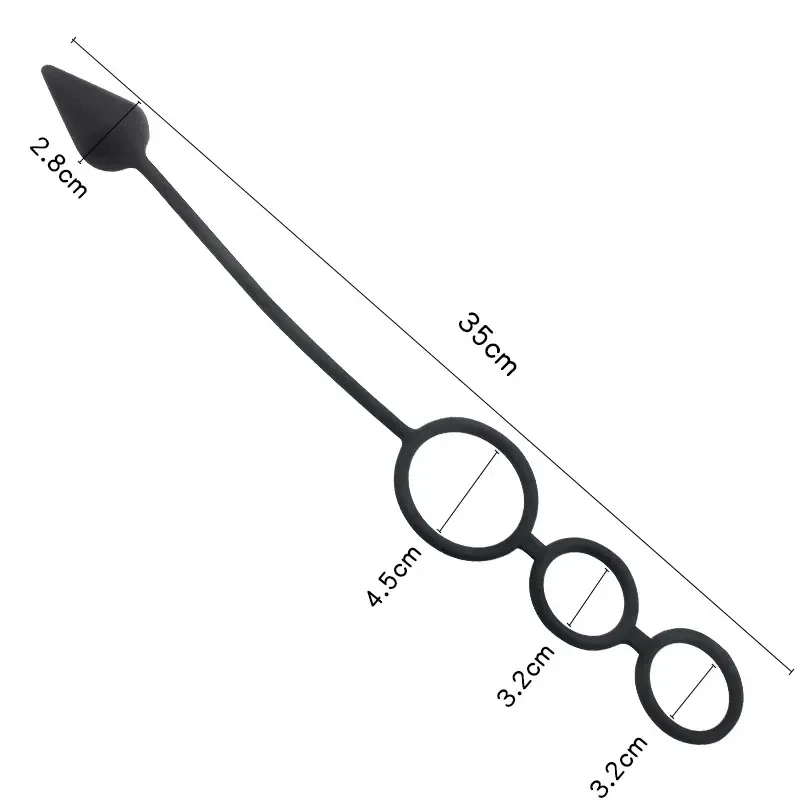 estimulador anal de silicona medica