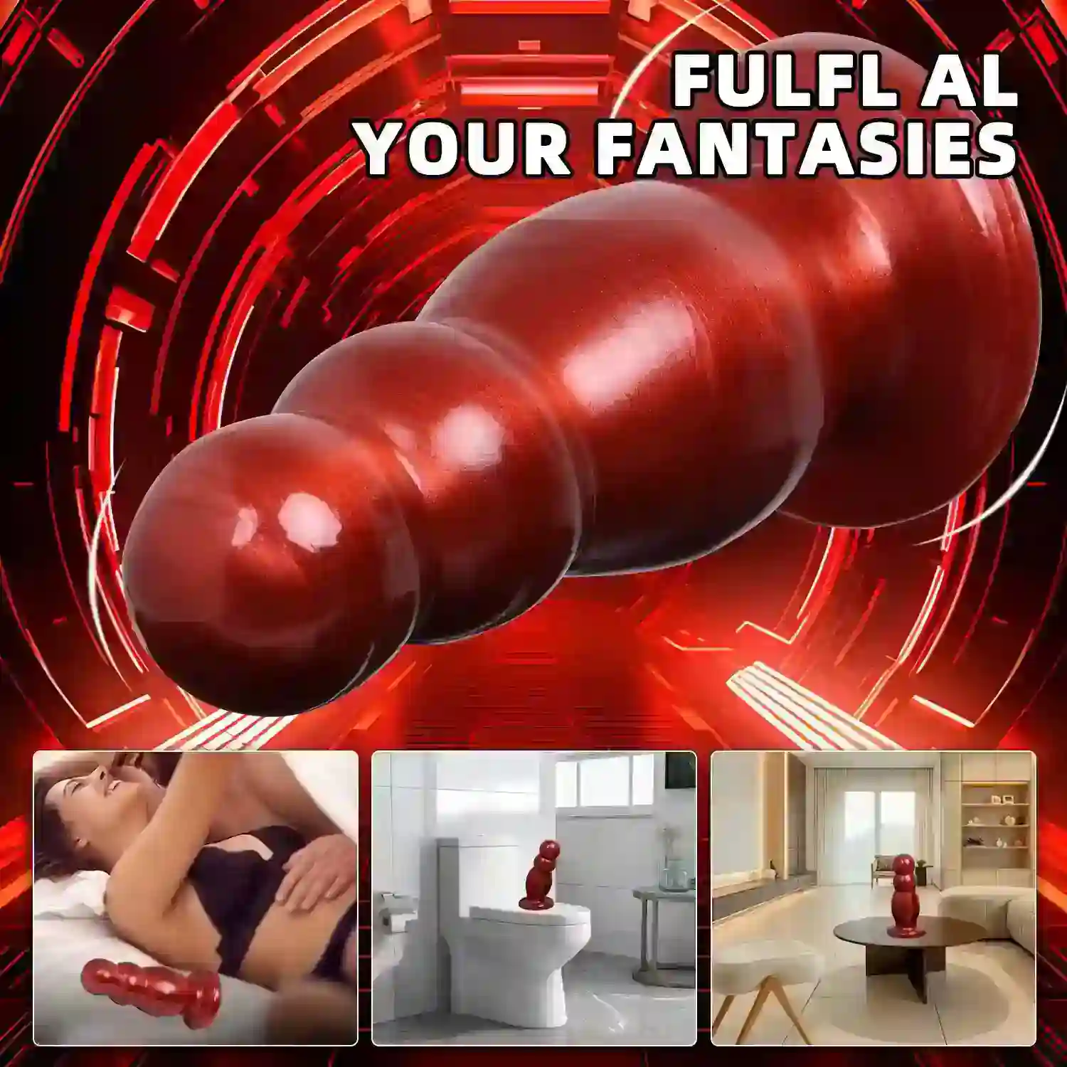 estimulador anal grande para placer
