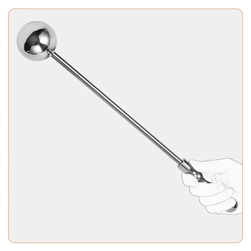 estimulador anal metal suave diseno perlas