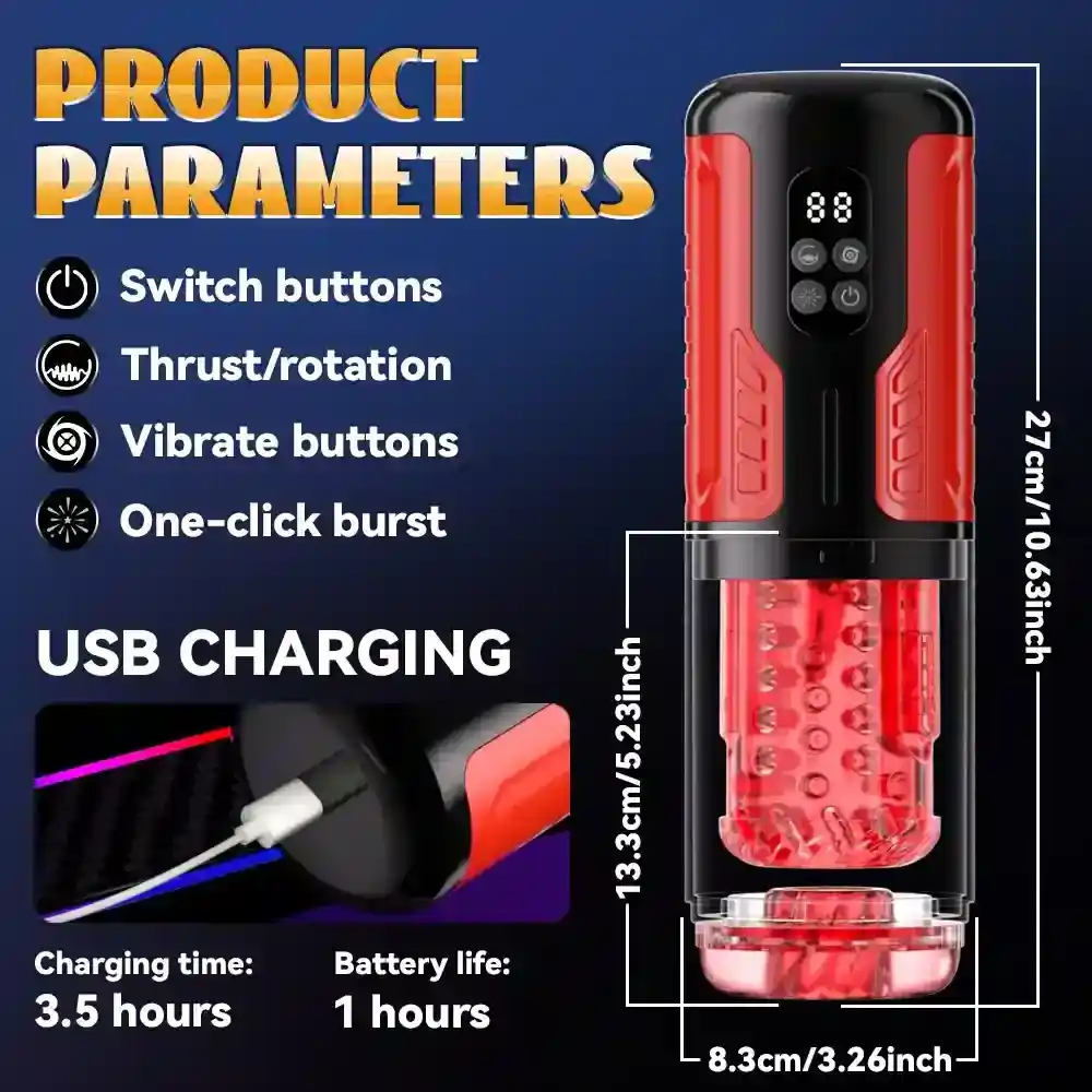 estimulador automatico silicona tpe retractil