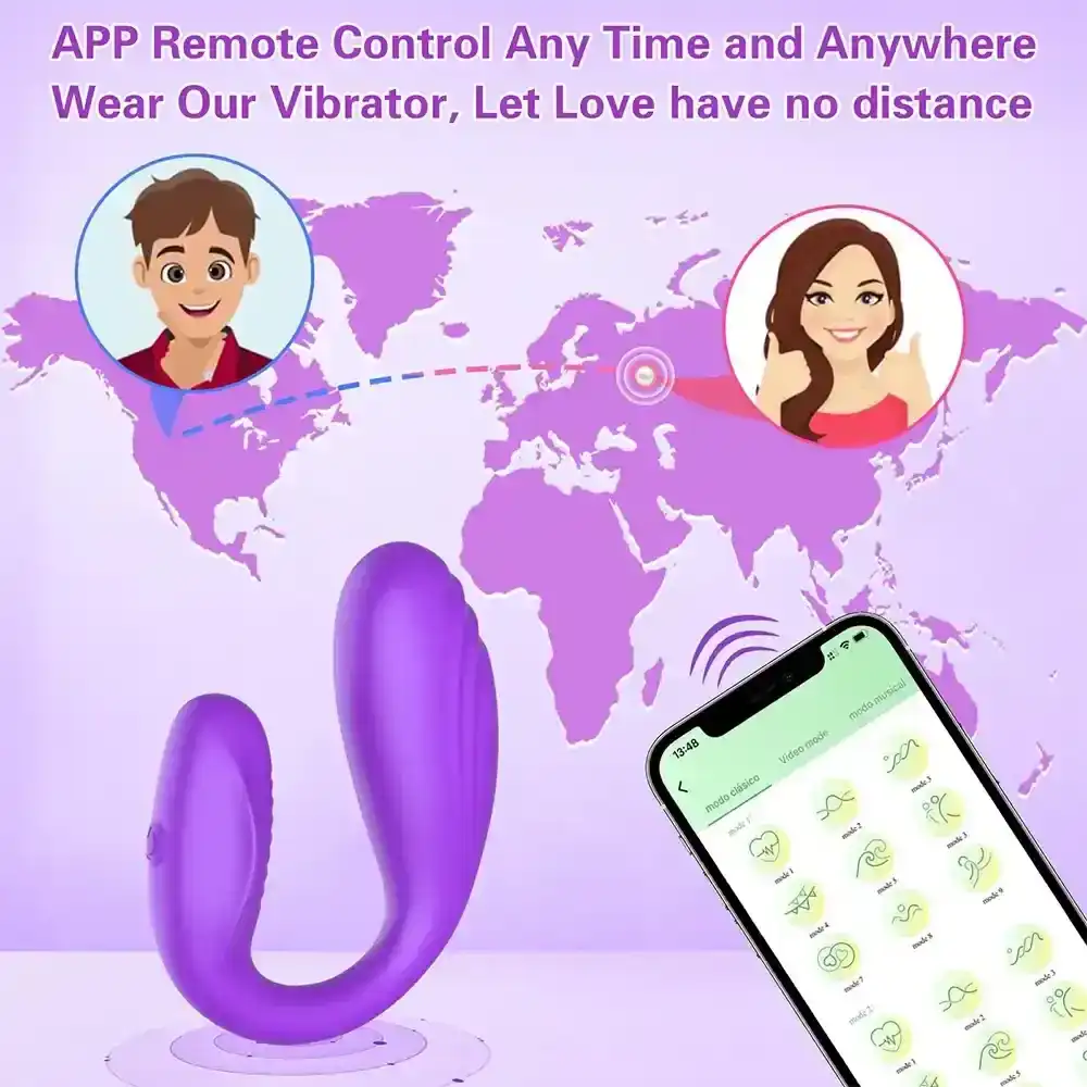 estimulador clitoriano app control silicona