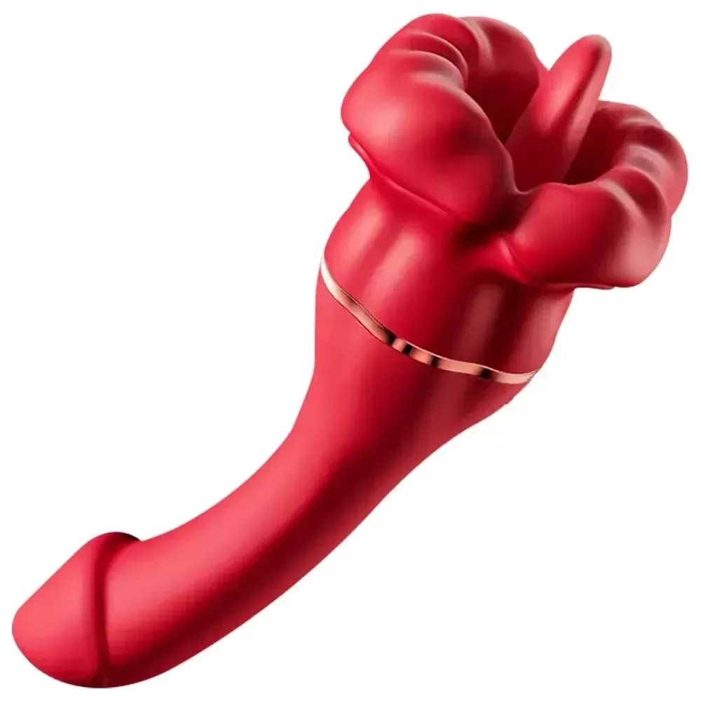 estimulador clitoriano lengua silicona rosa 1