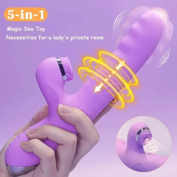 estimulador clitoridiano 24 cm suave
