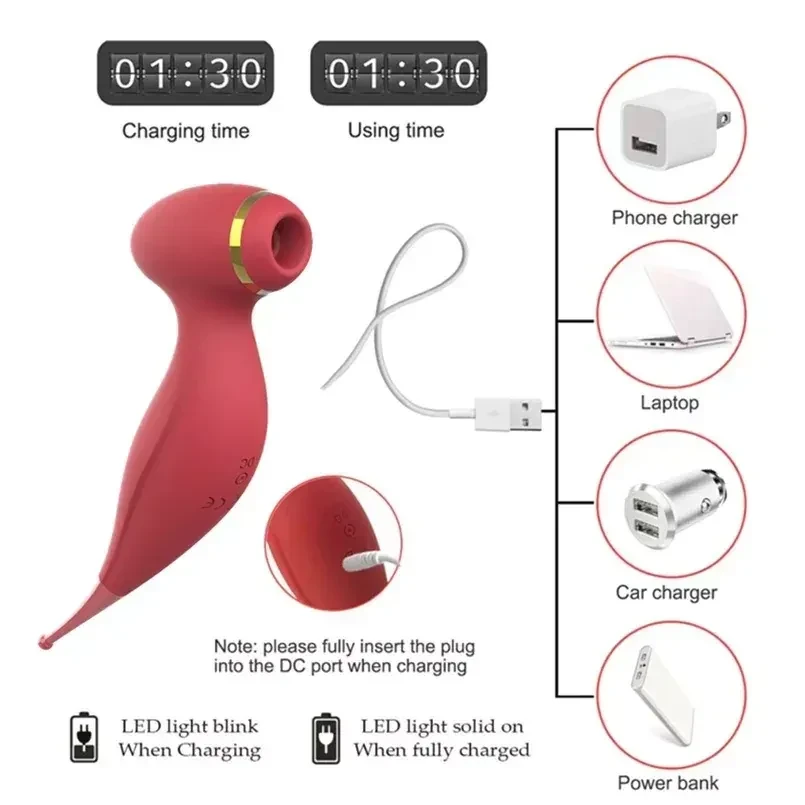 estimulador clitoris 10 modos silicona medica