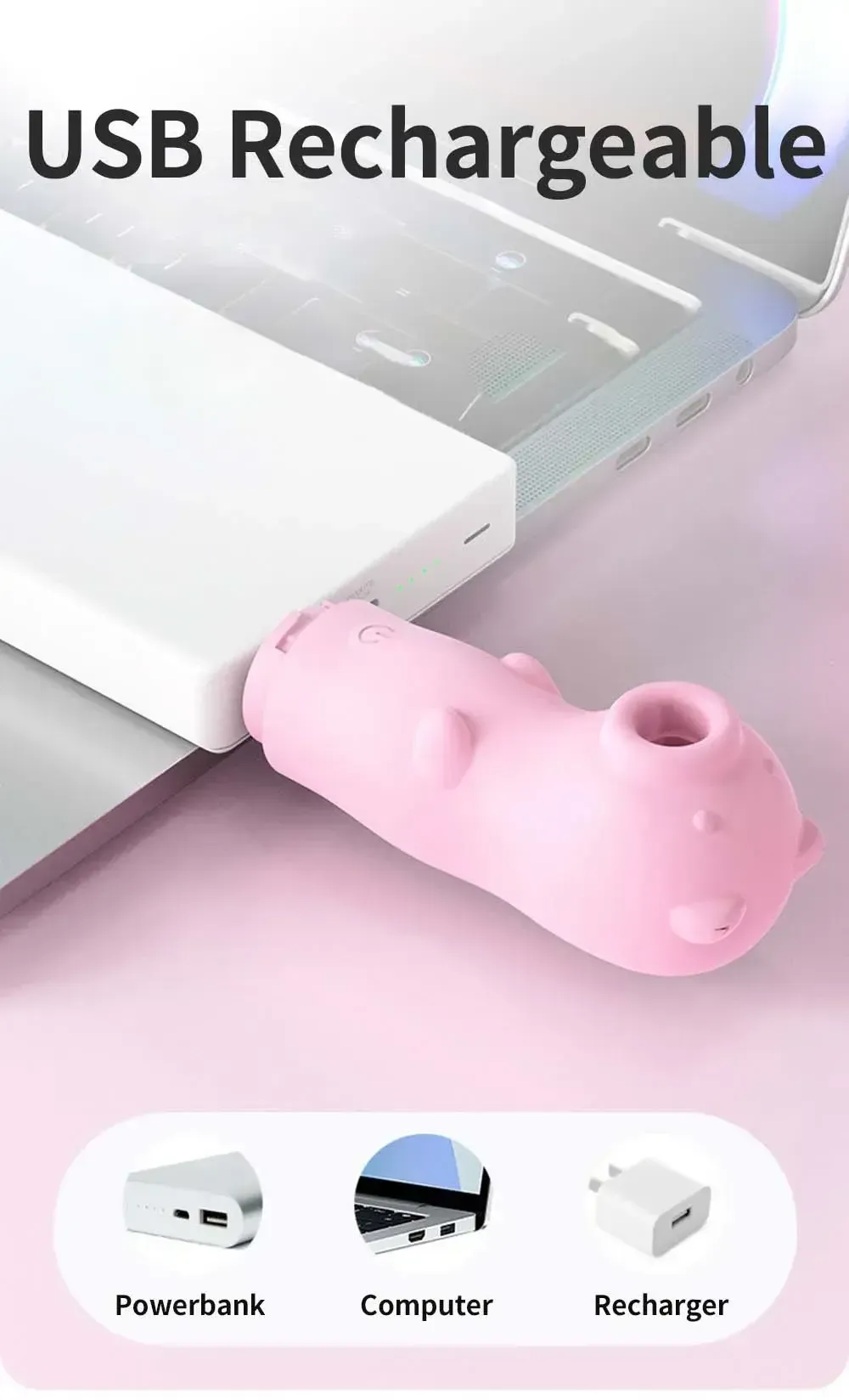 estimulador clitoris ondas presion blanco