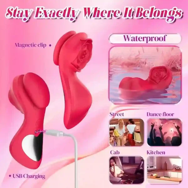 estimulador clitoris rosa manos libres