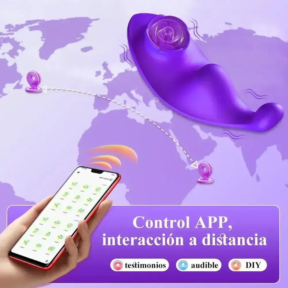 estimulador clitoris wearable discreto silicona