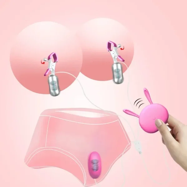 estimulador de pezones con diseño ergonómico