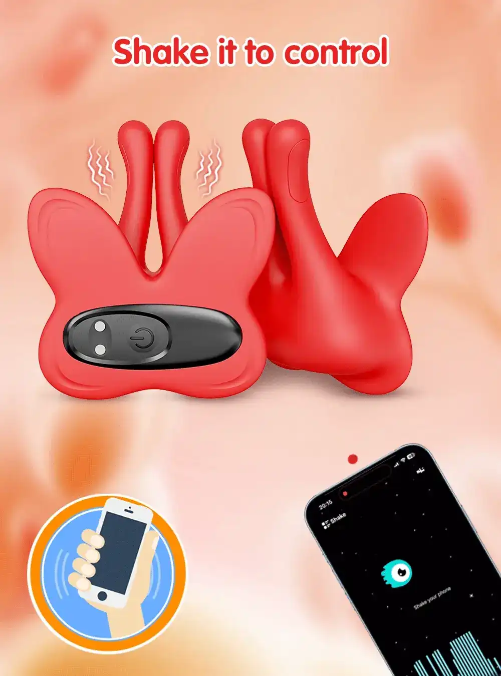 estimulador de pezones con modos musicales
